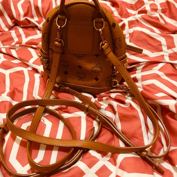 MCM Handbags - Mcm mini stark metallic visetos Backpack